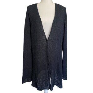 Dana Buchman Open Knit Lightweight Cardigan Sweater 2X
